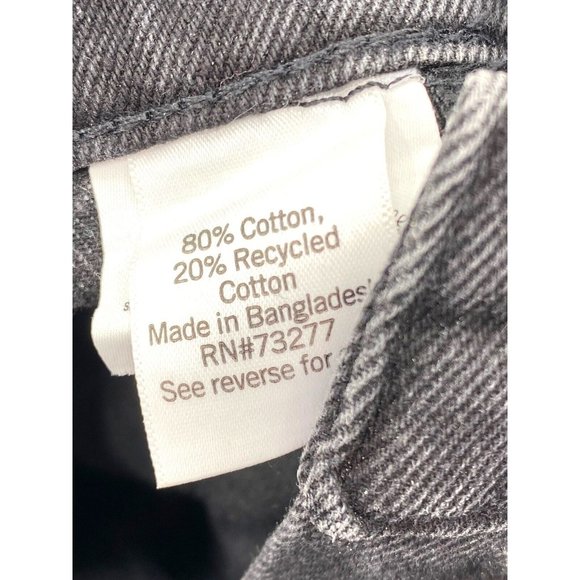 SO Goods For Life Highest Rise Baggy Black Grey‎ Jean Juniors 11/30 Distressed - Picture 8 of 8